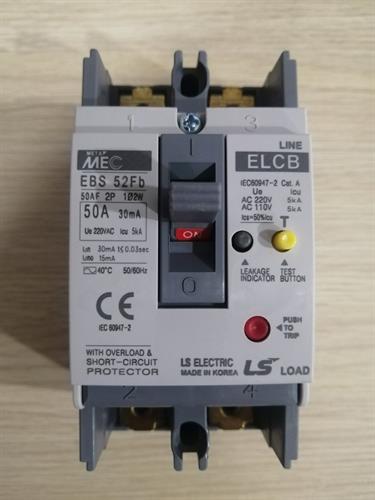 ELCB LS 2P 50A 30mA 5kA ( EBS52Fb )